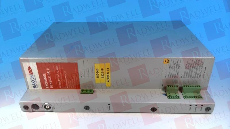 BAKON FOOD EQUIPMENT EXCHANGE GENERATOR H