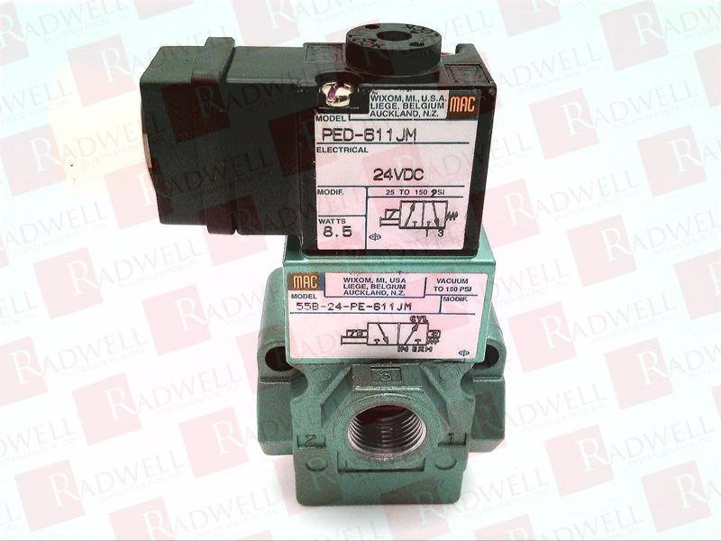 MAC VALVES INC 55B-24-PE-611-JM