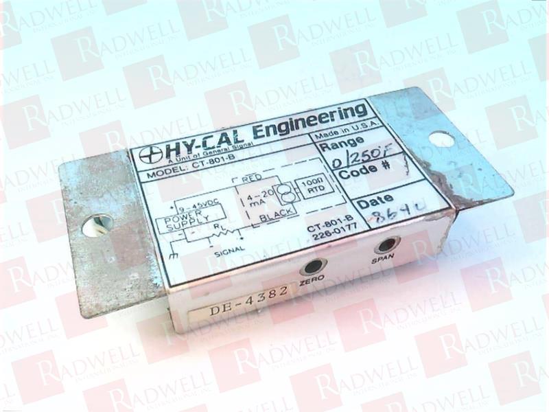 HY CAL CT-801-B