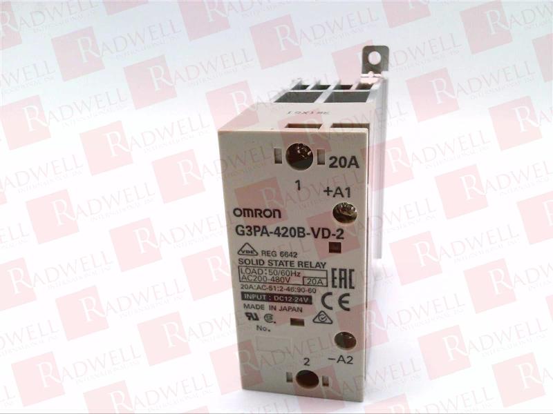 OMRON G3PA-420B-VD-2 DC12-24