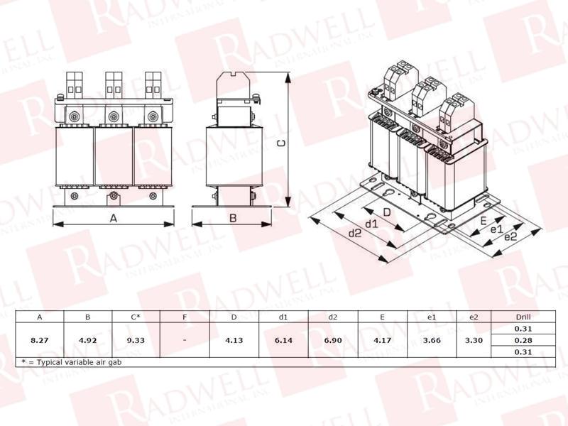 RADWELL VERIFIED SUBSTITUTE KLRUL55CTB-SUB