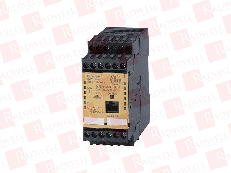 EFECTOR SAFETY MONITOR/1 CH. ENHAN.-AC003S