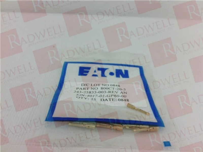 EATON CORPORATION 800-CT20-3-EACH