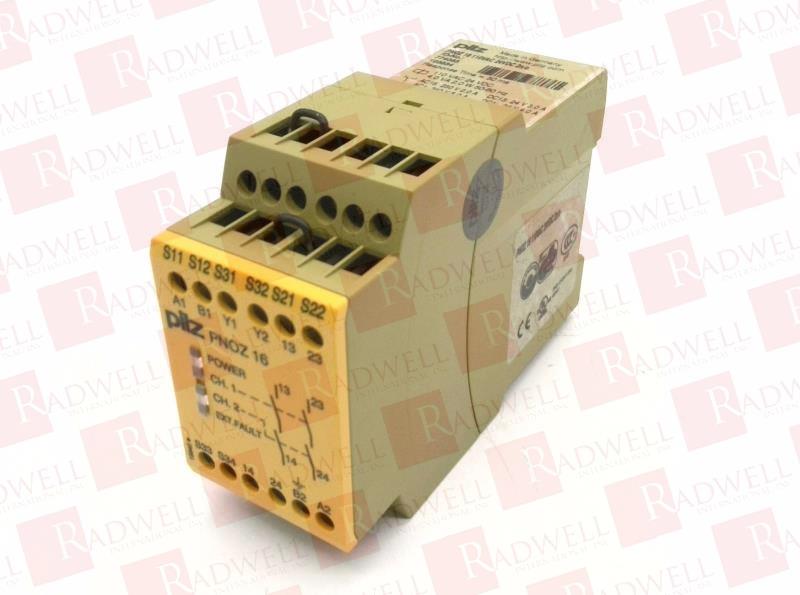 PILZ PNOZ 16 110VAC 24VDC 2N/O