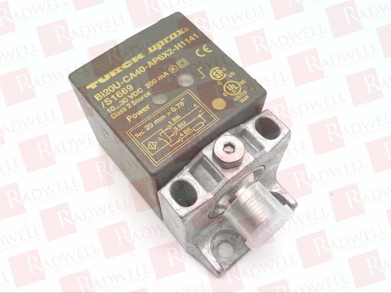 TURCK BI20U-CA40-AP6X2-H1141/S1669 W/BS2.1