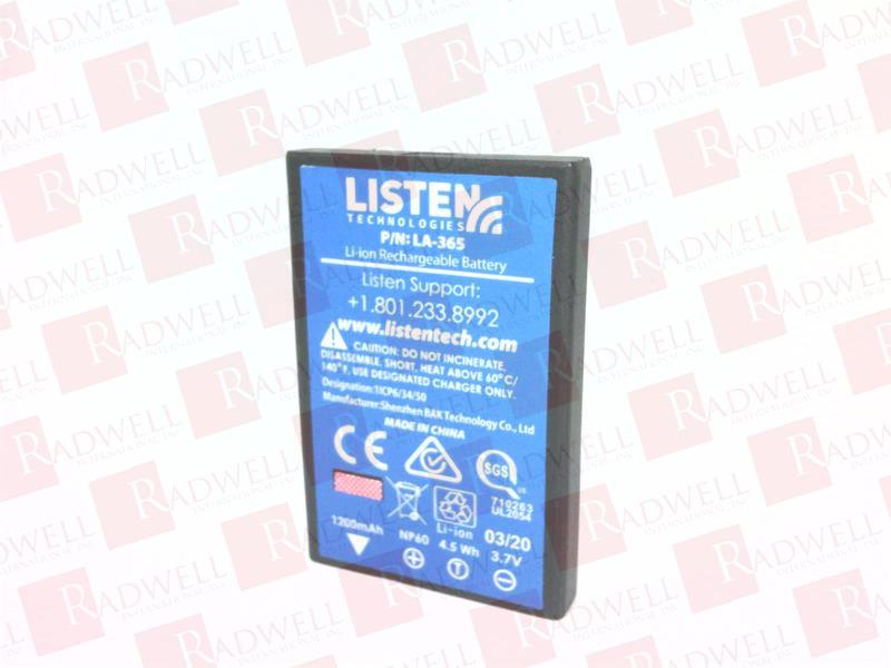 LISTEN TECHNOLOGIES LA-365