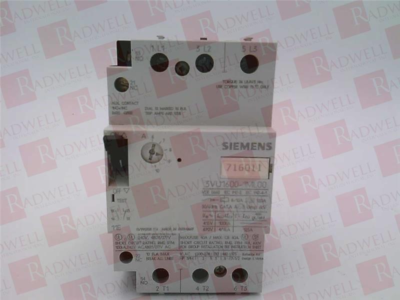 SIEMENS 3VU1600-1VL00