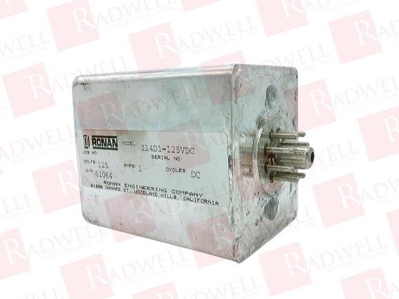 RONAN ENGINEERING CO X14D1-125VDC
