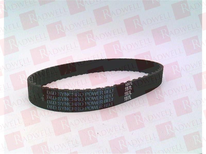 D&D POWER DRIVE BELTS 11-187L-20