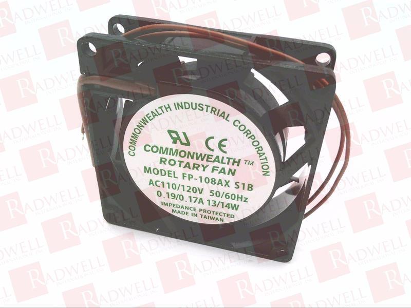 COMMONWEALTH IND FP-108AXS1BW110V-120VAC