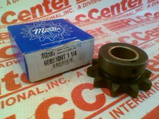 MARTIN SPROCKET & GEAR INC 60BS10HT 1 1/4