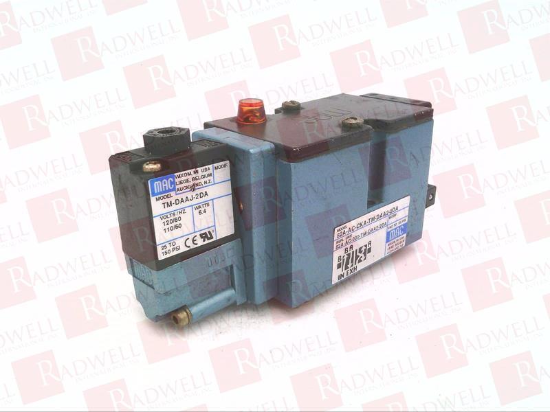 MAC VALVES INC 82A-AC-000-TM-DAA2-2DA