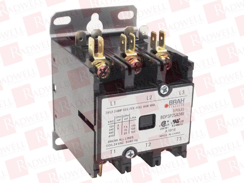 BRAH ELECTRIC BDP3P25A240V