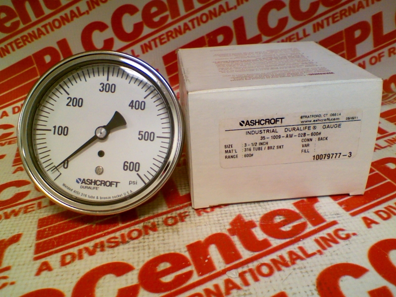ASHCROFT 35 1009AW02B600#