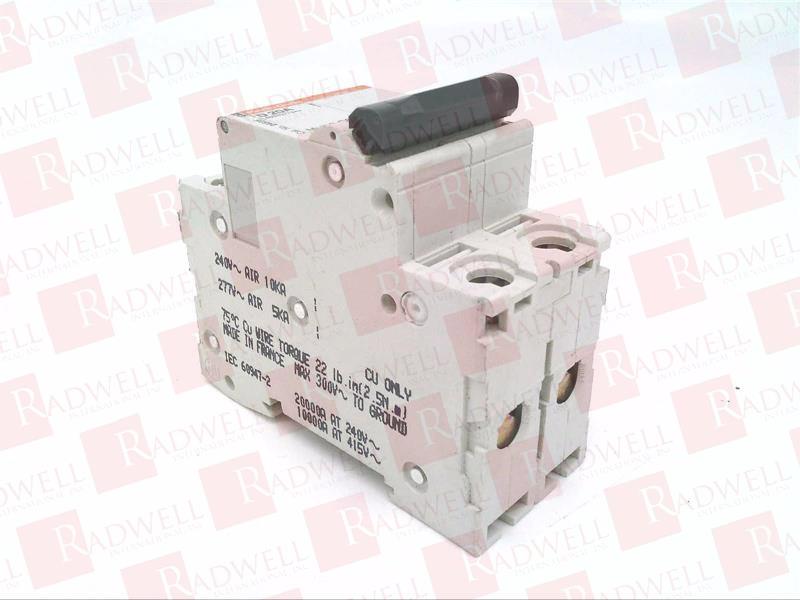 SCHNEIDER ELECTRIC C60 UL1077 - MCB - 2P - 20 A