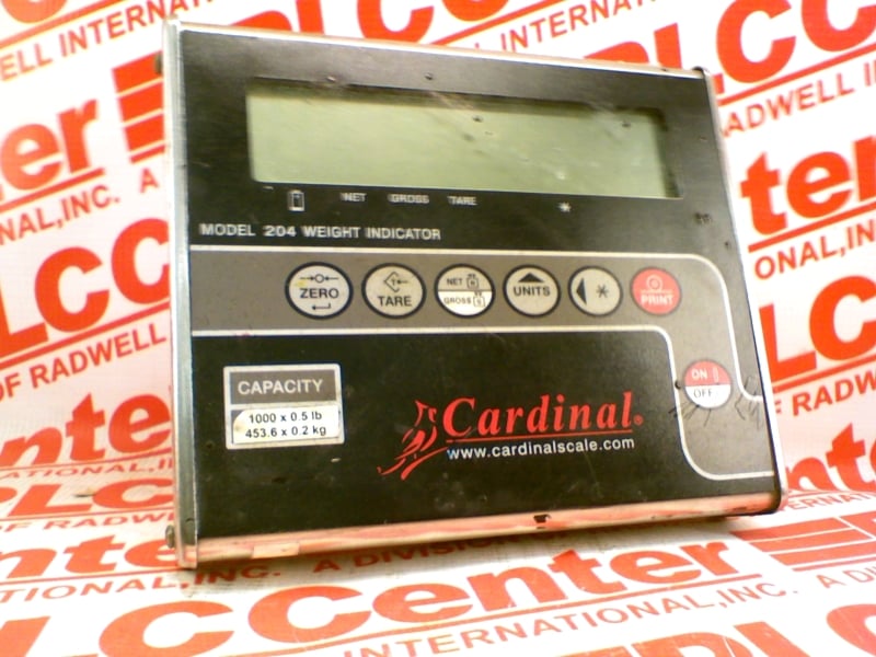 CARDINAL SCALES 204-12VDC