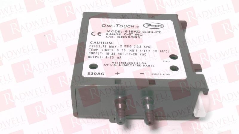DWYER  616KD-B-03-Z2