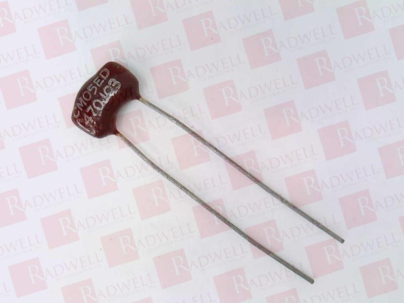 CORNELL DUBILIER CM05ED470JO3