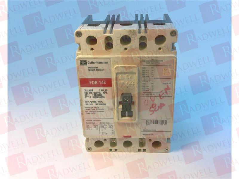 EATON CORPORATION FDB3070L