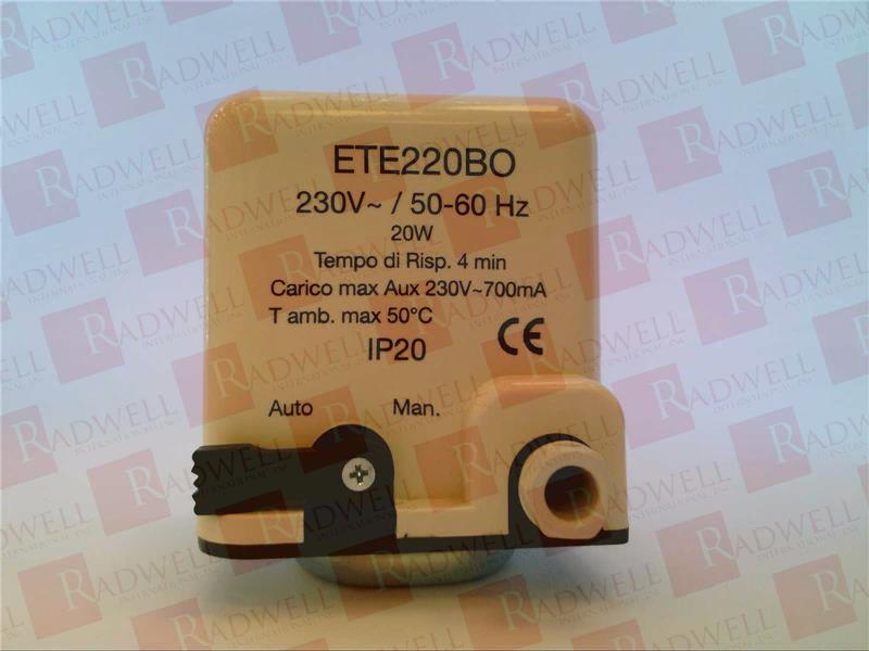 WATTS INDUSTRIES UK LTD ETE220BO