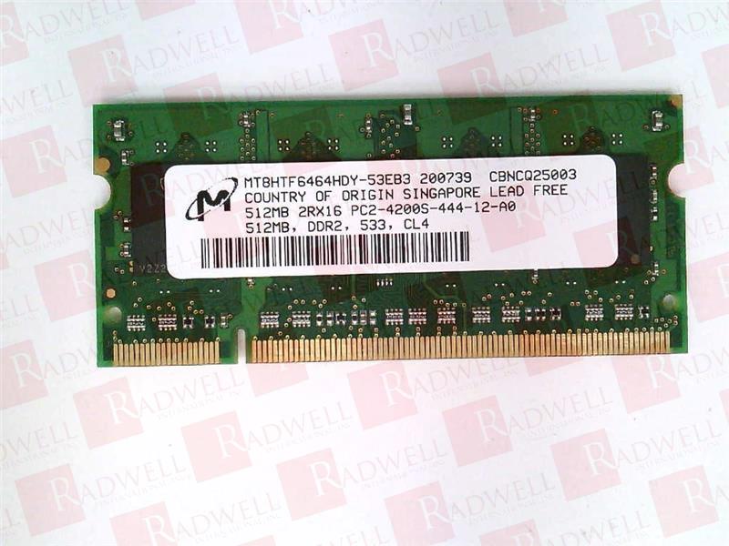 MICRON TECHNOLOGY INC MT8HTF6464HDY-53EB3