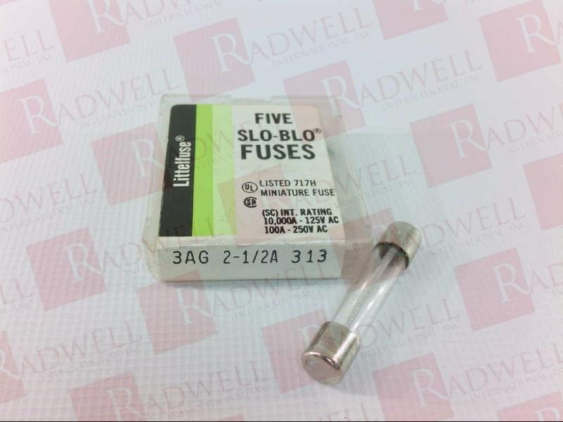 LITTELFUSE 3AG-2-1/2A-313
