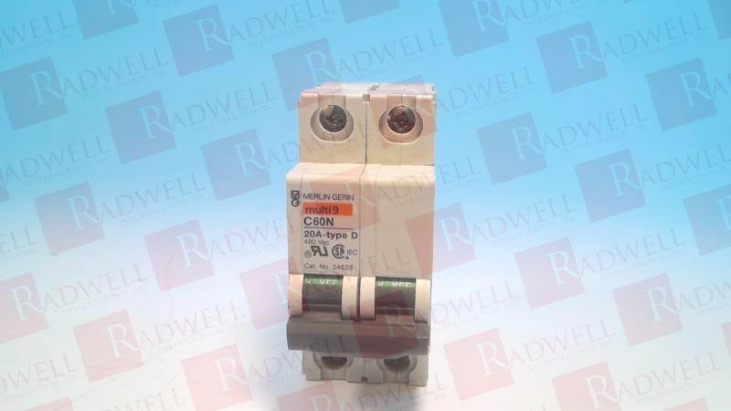 SCHNEIDER ELECTRIC C60N-2P-20A-C