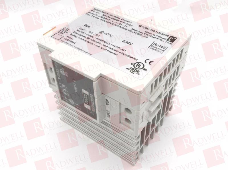 INVENSYS TE10A/40A/230V/0V5/PA/ENG/-/CL/FUSE/-//00