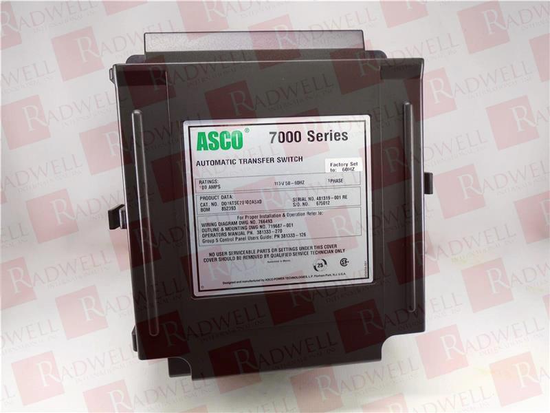 ASCO D07ATSC20100A5X0