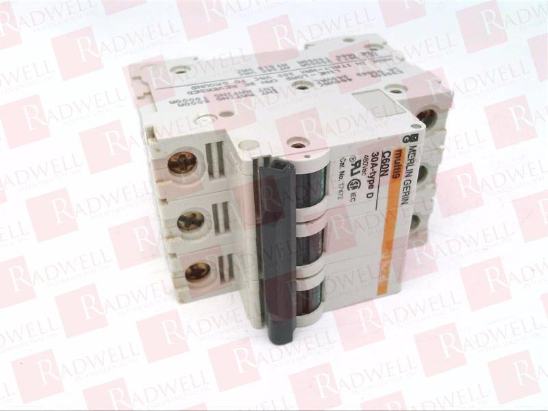 SCHNEIDER ELECTRIC C60N-3P-30A-D