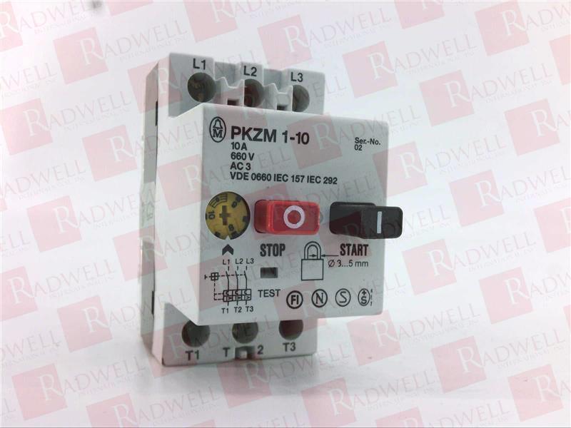 EATON CORPORATION PKZM1-10