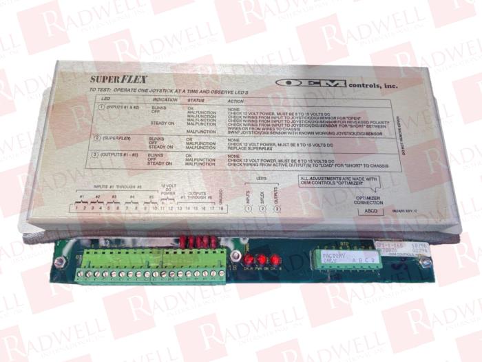 OEM CONTROLS INC SF1-1-165