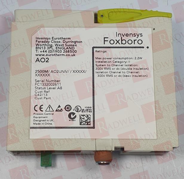 INVENSYS 2500M/AO2UNIV//XXXXX/XXXXXX