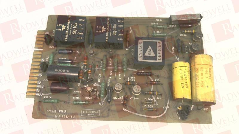 CLARK POWER SYSTEM  A65-293216A