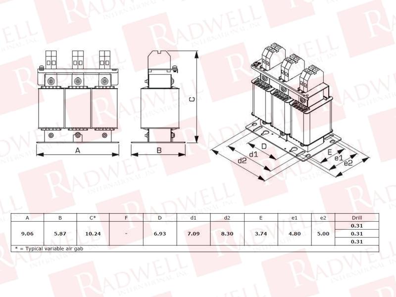 RADWELL VERIFIED SUBSTITUTE ALRC-080TBC-SUB